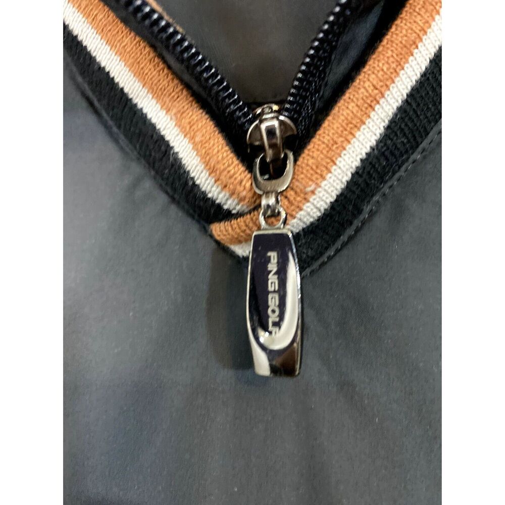 Ping Medium Windbreaker Pullover Pocket Golf Long… - image 7